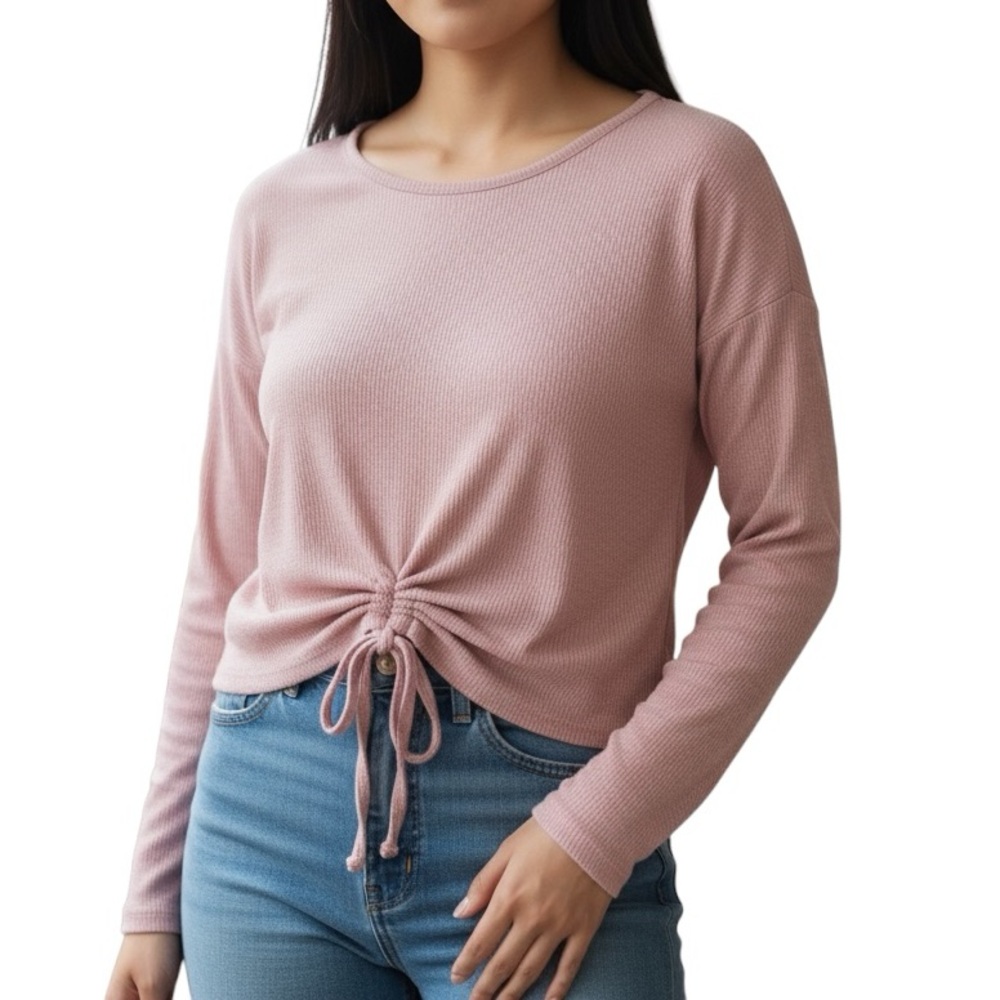 HIPPIE ROSE lightweight pink sweater